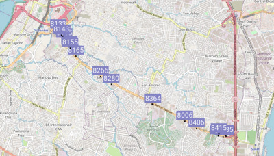 Addresses along Dr. A. Santos Ave., Parañaque
