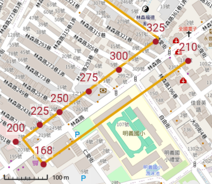 花蓮市林森路 Linsen Rd., Hualien