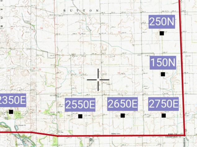 [Image: SE corner of Ford Co. IL]